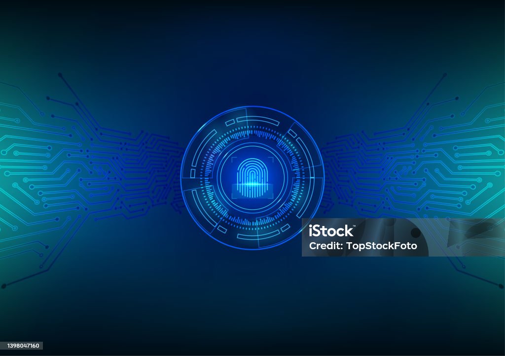 Authentication Security Background Biometric Authentication Fingerprint Scanner Computer Network Security ...