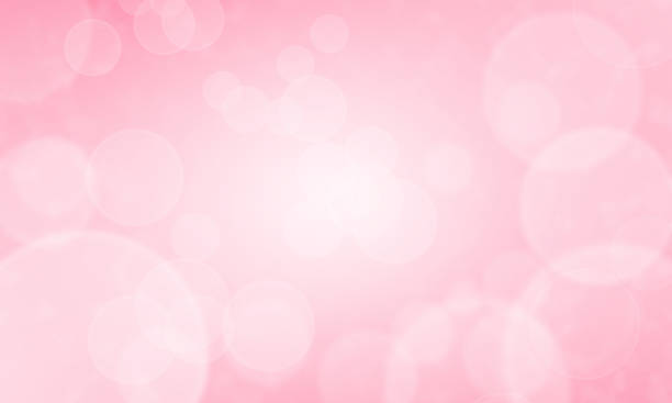 istock Abstract Beautiful White Bokeh Lights Circles. Pink Texture Background. Defocused Wallpaper, Celebration Christmas Love Backdrop. 1398050154