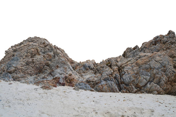 istock Big rock isolated on white. This has clipping path. 1398050183