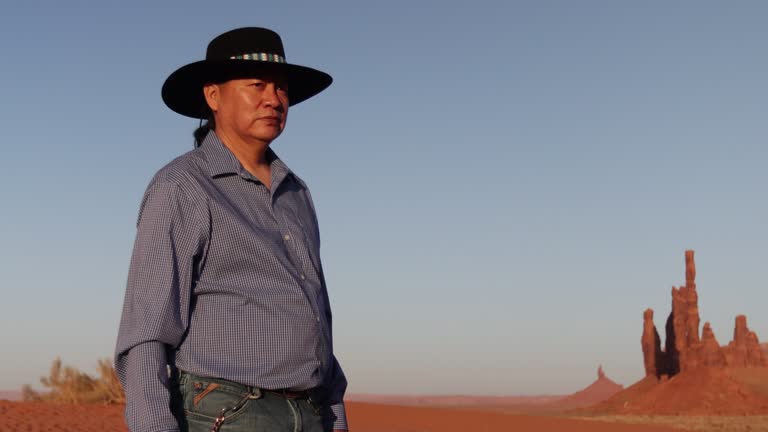 Video portrait in Monument Valley, Utah - USA