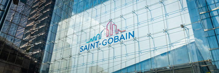 Saint-Gobain headquarters building in La Défense in Paris, France