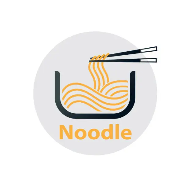 Vector illustration of noodle