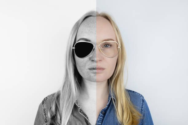 istock Ultraviolet rays on skin. Protective creams test. On the left, the skin is unprotected and stains from UV exposure are visible on it. On right, skin is clean under the protection of special products. 1398070263