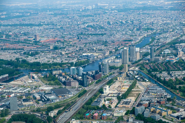 istock Amsterdam City Aerial View 1398071197