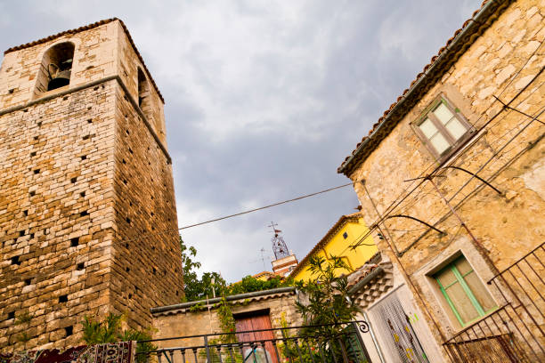 Castropignano, an ancient village with a castle in Molise. Italy