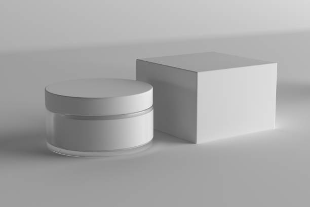 istock 3d rendering, packaging template for cosmetics and medicines, mockup for design 1398071788