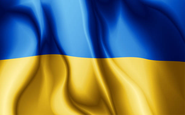 istock Ukrainian flag blue and yellow 1398079783