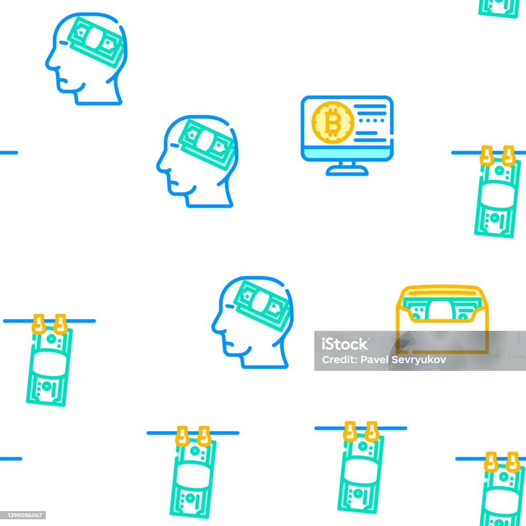 Corruption Pattern Vector Corruption Problem Vector Seamless Pattern Stock Illustration ...