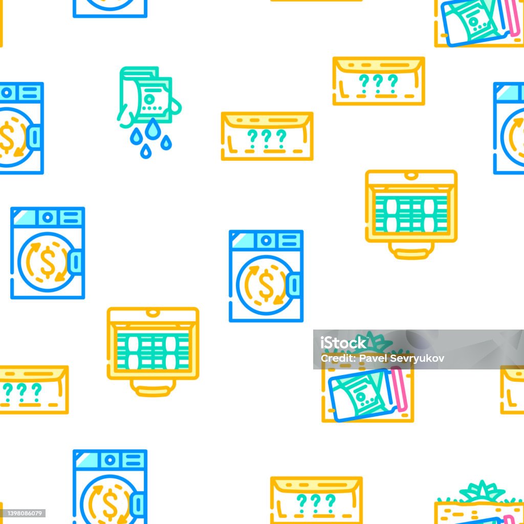 Corruption Pattern Vector Corruption Problem Vector Seamless Pattern Stock Illustration ...