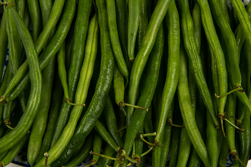 Raw green beans