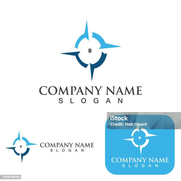 Compass Waypoint Logo Compass Logo And Symbol Gps Vector Stock Illustration - Download Image ...
