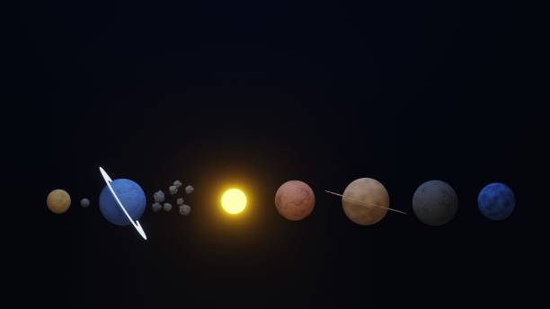 istock cartoon planet in space, retro styled 1398101048