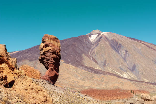 volcán teide en canarias, teide - pico de teide fotografías e imágenes de stock