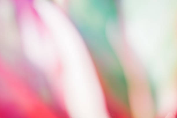 defocused red and green full color bokeh abstract light background.