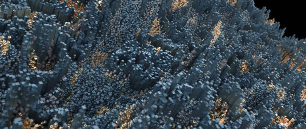 istock Abstract Futuristic Background - 3D Illustration 1398121977