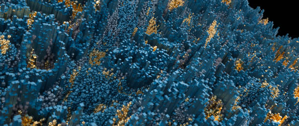 istock Abstract Futuristic Background - 3D Illustration 1398121978