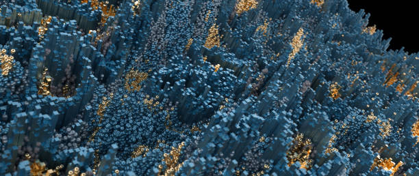 istock Abstract Futuristic Background - 3D Illustration 1398121981