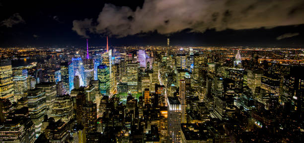 istock Aerial view of New York 1398122377