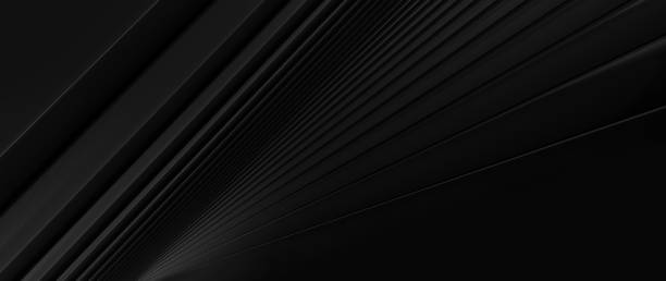 istock Abstract Black Dark Background - 3D Illustration 1398123923