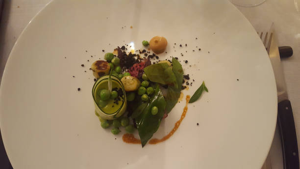 istock Delicious food in a fine dining restaurant 1398124768