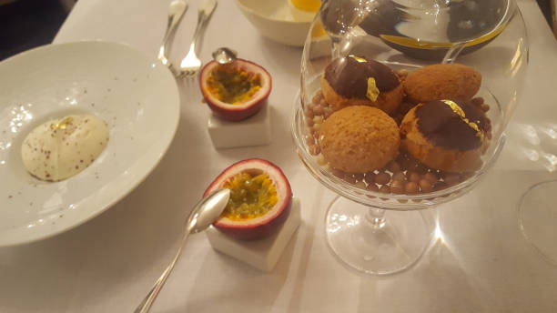 istock Delicious food in a fine dining restaurant 1398124796