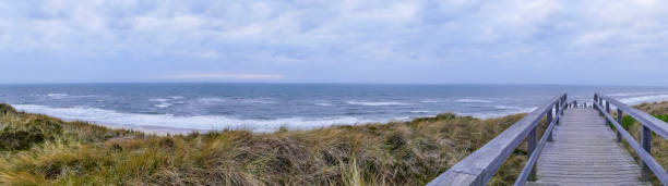 istock Panorama of Bridge in Dune Landscape 1398126214