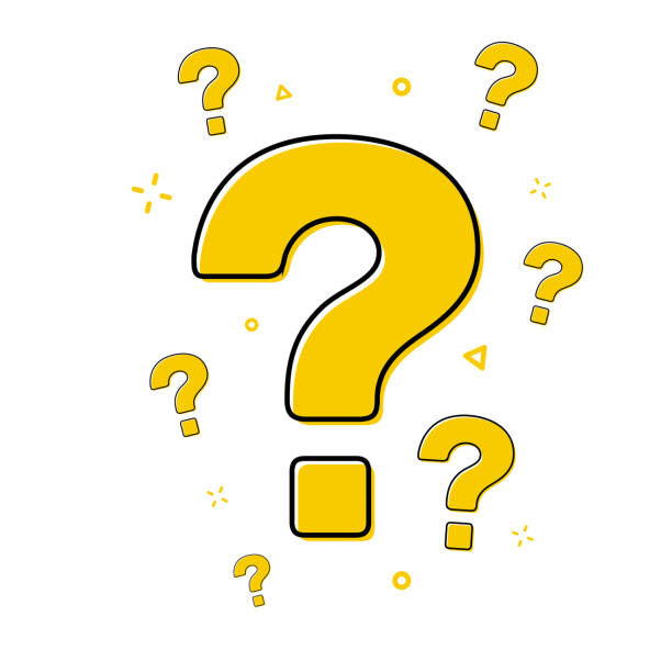 Question mark icon. Question mark icon. Help symbol. FAQ sign on white  background. Vector quiz symbol. trivia night stock illustrations