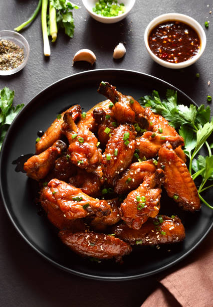 istock Honey-soy chicken wings 1398134026