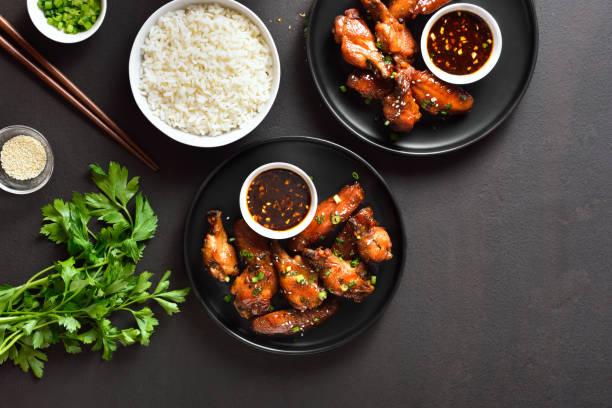 istock Honey-soy chicken wings 1398134035