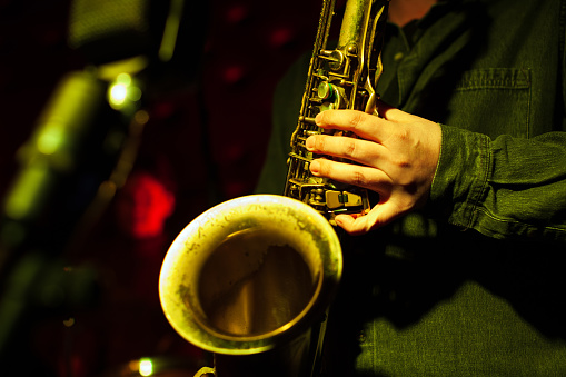 Jazz Music Saxophone Concept
