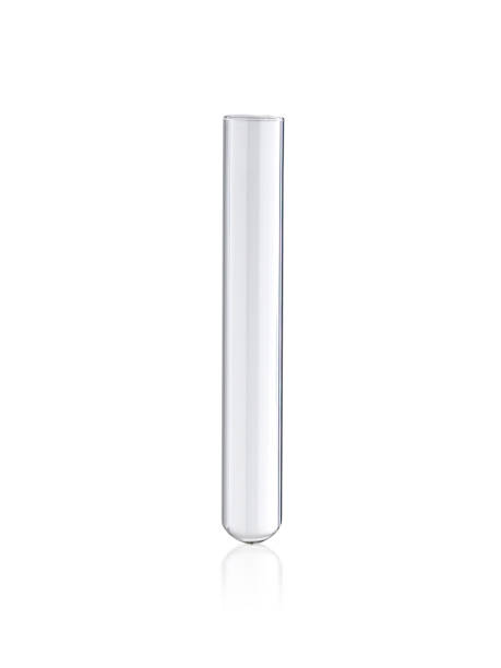 Laboratory test-tube isolated on white