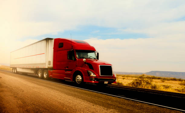 istock Truck on USA Highway. 1398141527