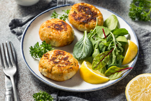 istock Homemade Fried Crab Cakes 1398141716