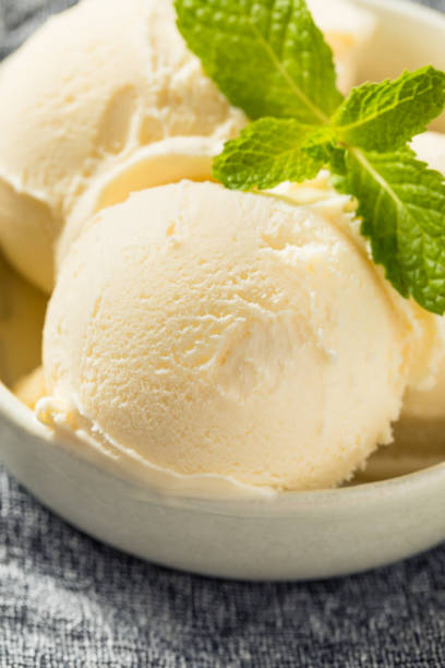 istock Homemade Frozen Vanilla Ice Cream 1398141761