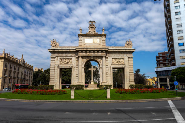 istock Porta de la Mar square in Valencia 1398147448