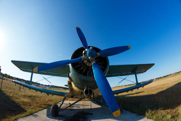 WW II German transport aircraft Junkers Ju 52 on the airfield