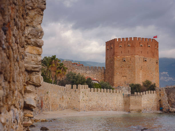 istock Alanya, turkey, winter walk by mediterranean sea 1398152540