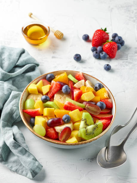 bowl of fresh fruit salad