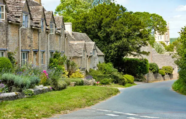 A picturesque Cotswold village in rural England