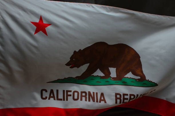 istock Flag of California 1398163530