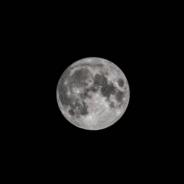 istock Detailed image of the full moon. 1398169843
