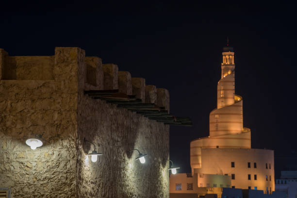 istock Traditional Arabic mosque architecture in Doha,Qatar. 1398173387