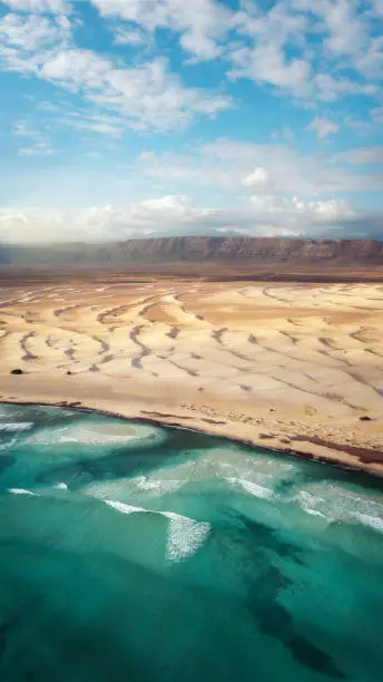 Photo of Sand Dunes along the south coast of Socotra, Yemen, taken in November 2021