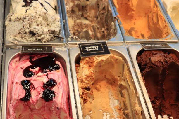 istock Different flavors of ice cream 1398187140