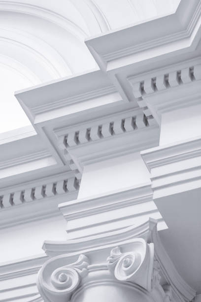 istock Detail of ancient columns, black and white 1398187303