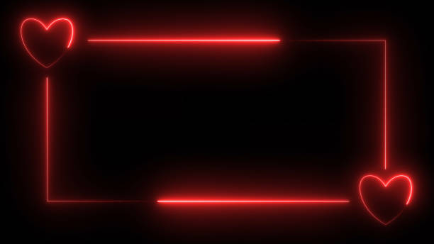 istock Heart Shape, Glowing Neon Lights 1398193751