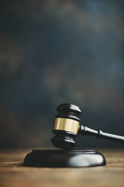 istock Gavel on a wooden desk desk with space for copy 1398197384