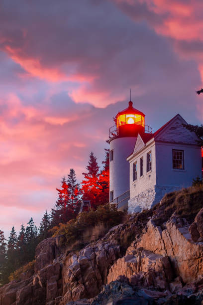 istock Bass Harbor Lighthouse in Maine 1398204667