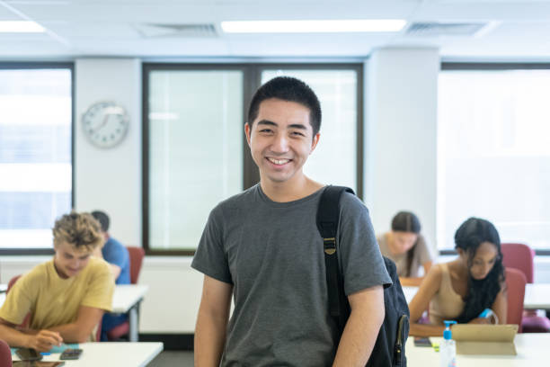istock Confident male high school student 1398206110