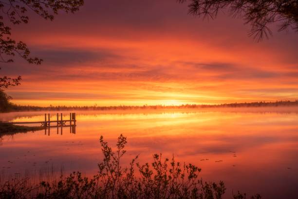 istock Marl Lake Orange Sunrise 1398207207